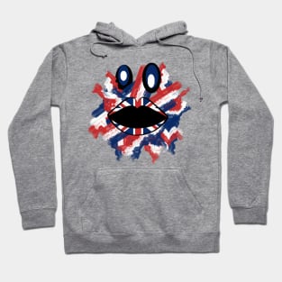 British Humour Fish Face Hoodie